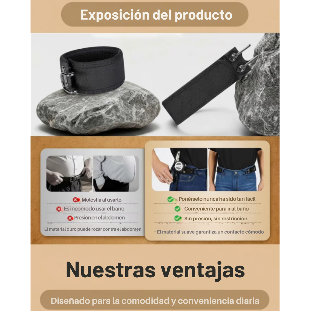 Cinturón Élastico sin Hebilla